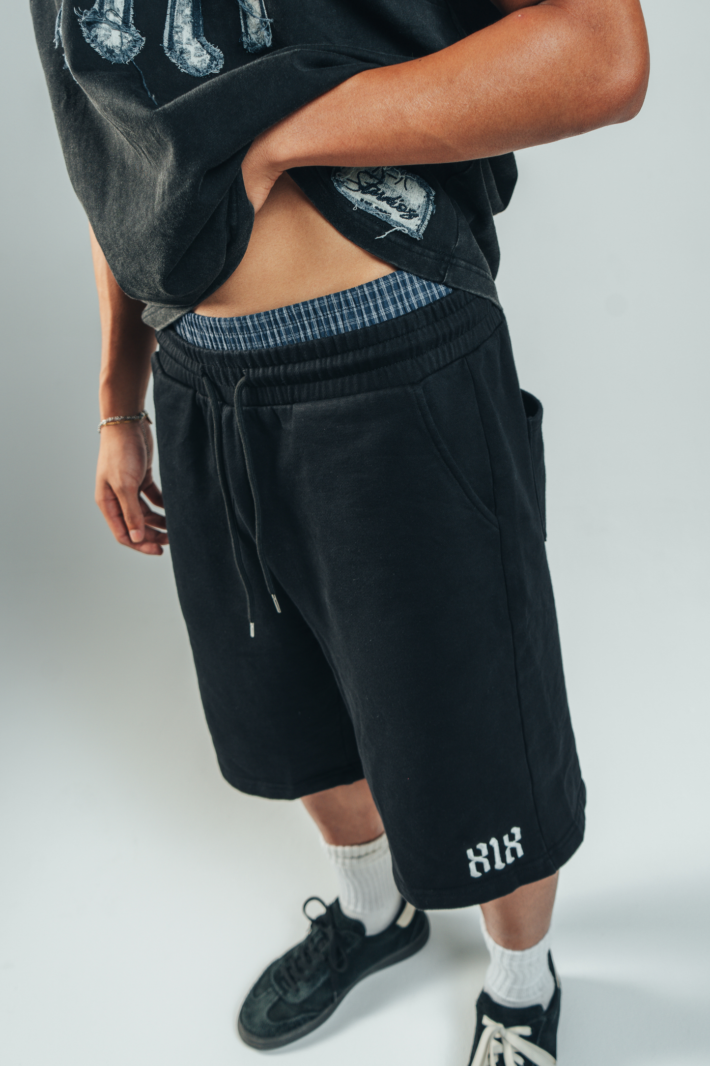 Boxer Sweatshorts Black
