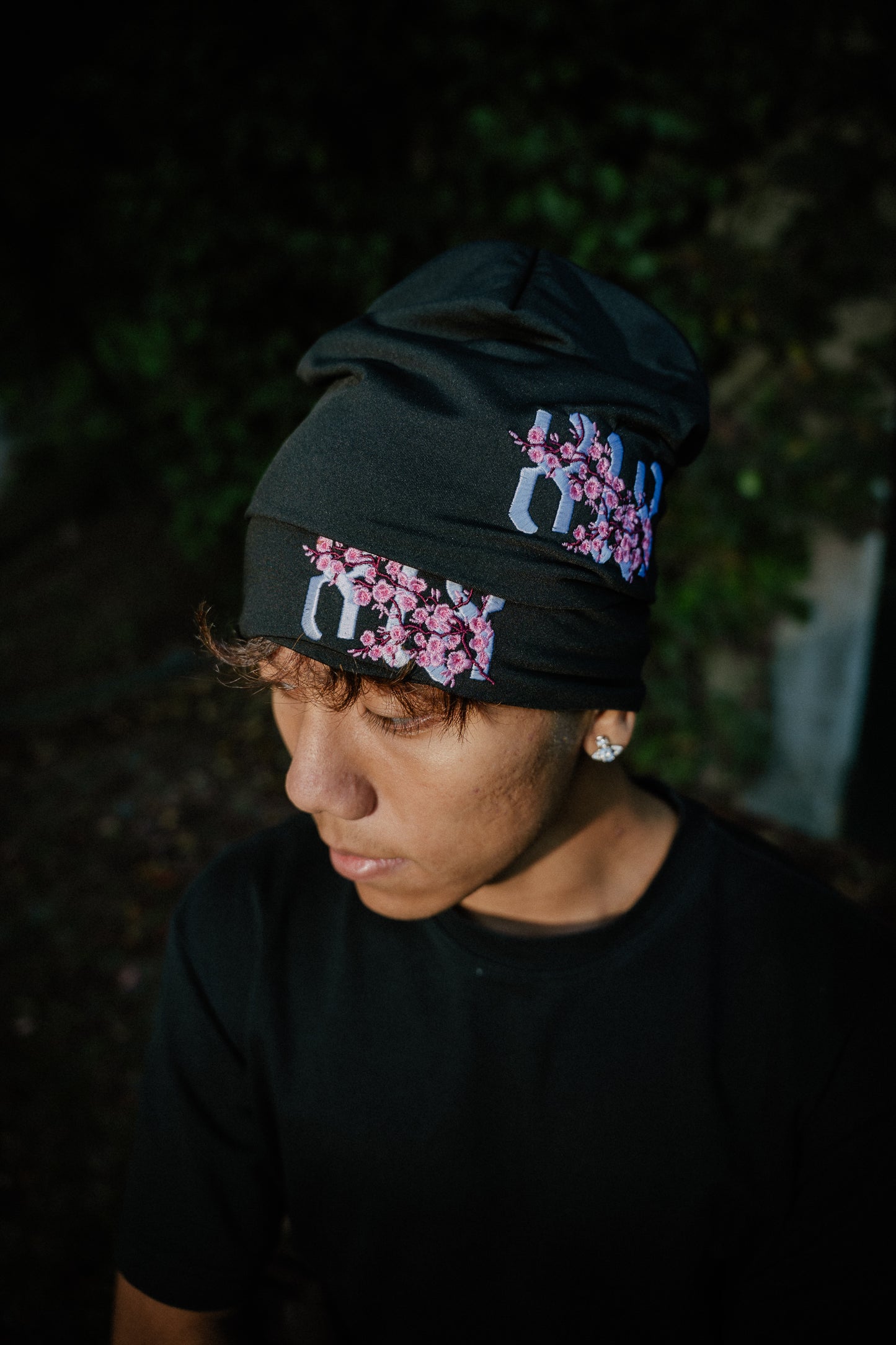 SKULL BEANIE - BLACK
