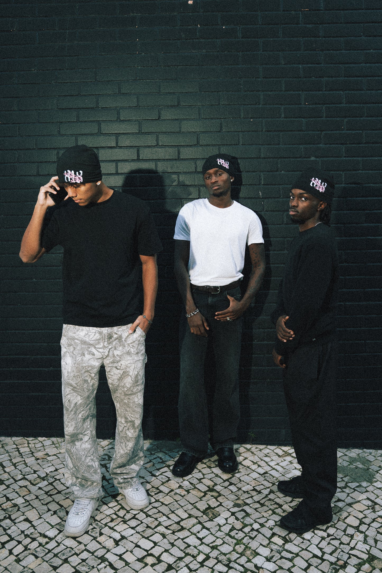 SKULL BEANIE - BLACK