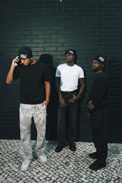 SKULL BEANIE - BLACK